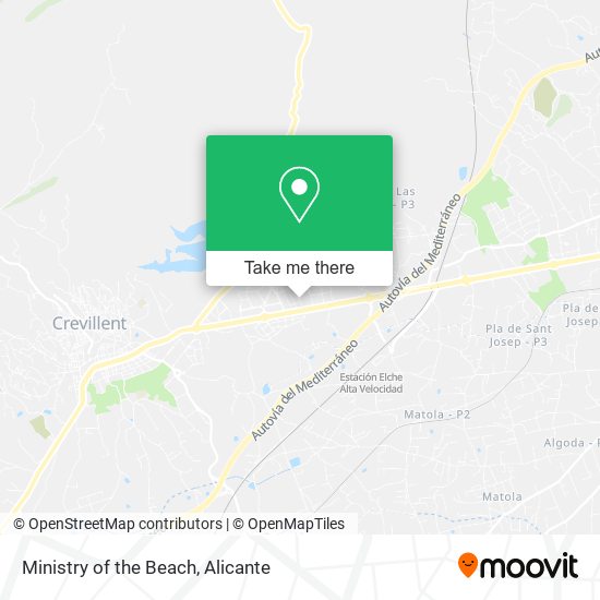 Ministry of the Beach map