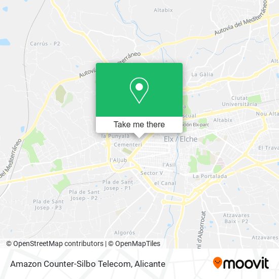 mapa Amazon Counter-Silbo Telecom