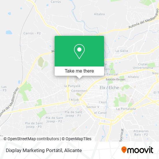 Dixplay Marketing Portátil map