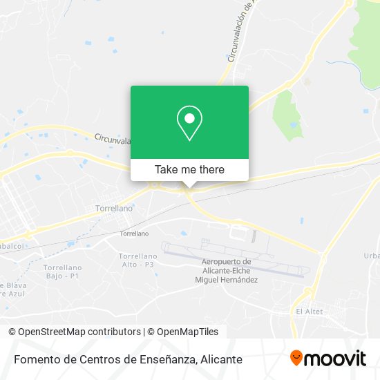 Fomento de Centros de Enseñanza map