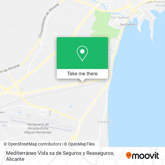 Mediterráneo Vida sa de Seguros y Reaseguros map