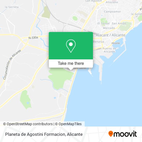 Planeta de Agostini Formacion map