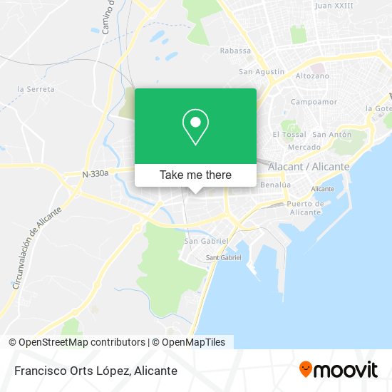 Francisco Orts López map