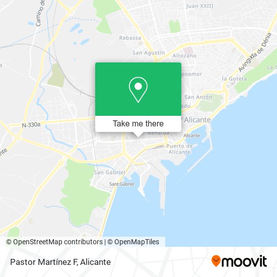 Pastor Martínez F map