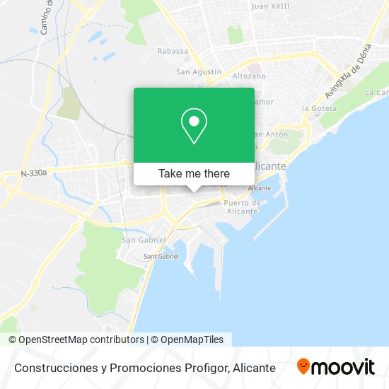 Construcciones y Promociones Profigor map