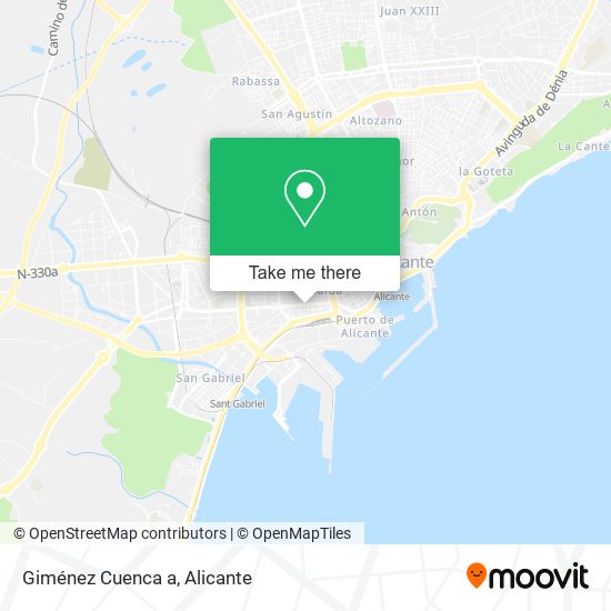 Giménez Cuenca a map