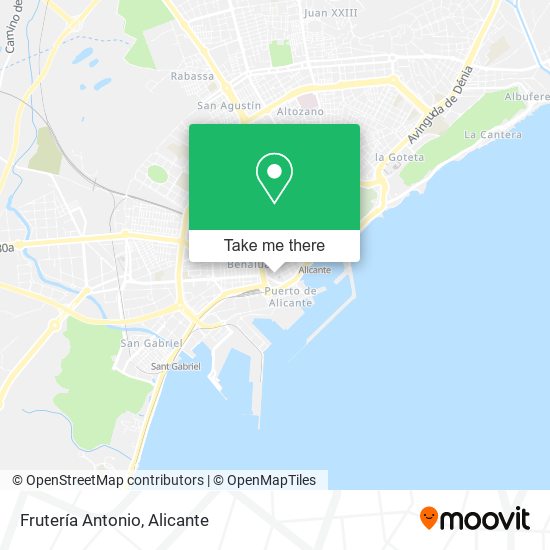Frutería Antonio map
