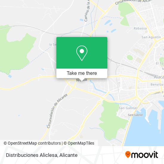Distribuciones Aliclesa map