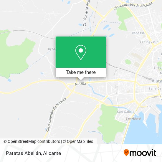 Patatas Abellán map