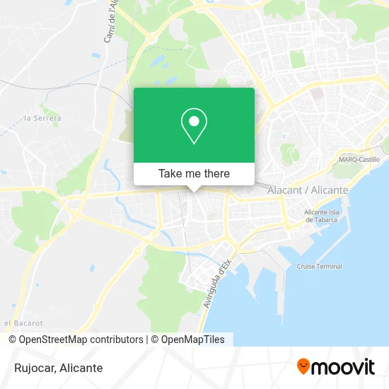 Rujocar map