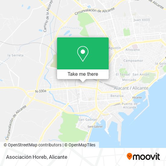 Asociación Horeb map
