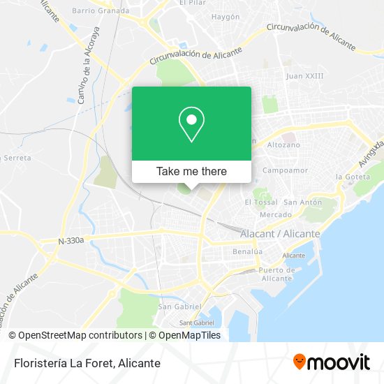 Floristería La Foret map