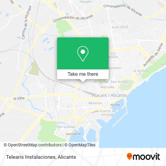 Telearis Instalaciones map