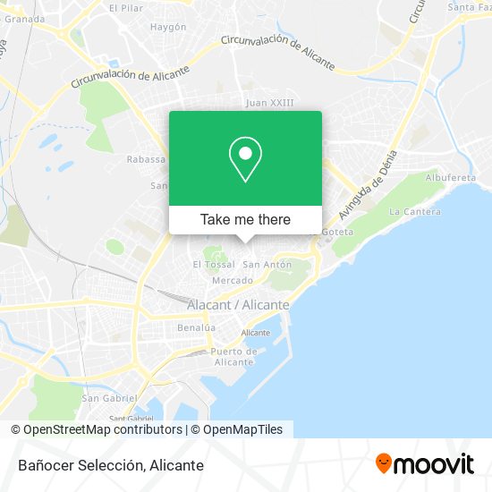 Bañocer Selección map