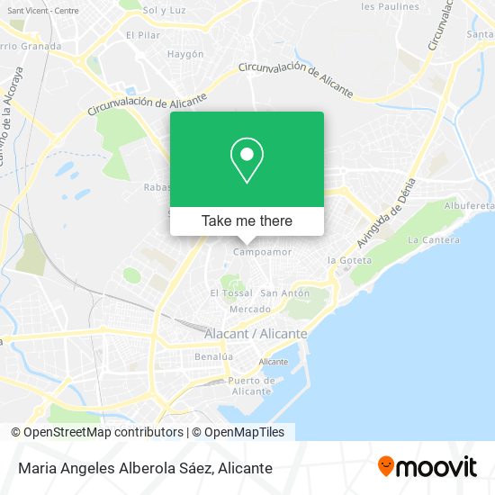 Maria Angeles Alberola Sáez map