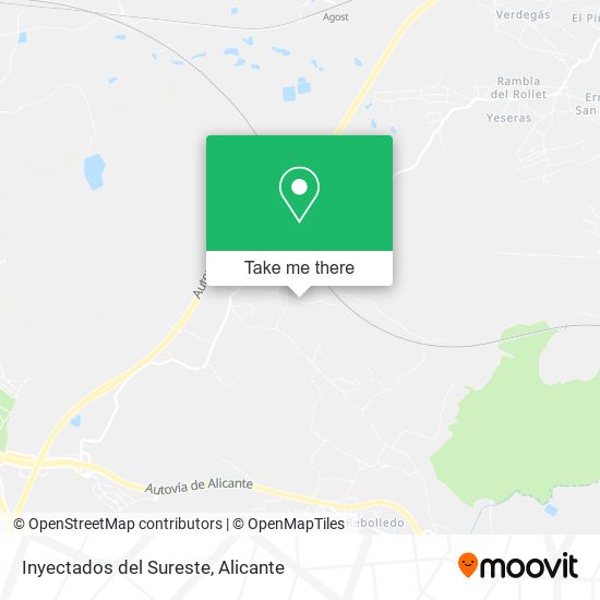 Inyectados del Sureste map