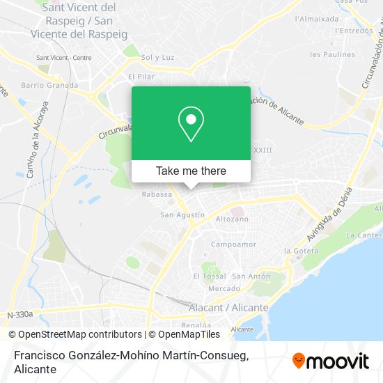 Francisco González-Mohíno Martín-Consueg map