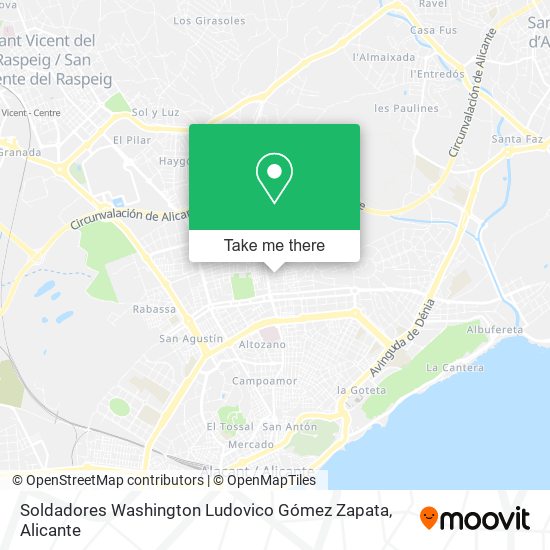 Soldadores Washington Ludovico Gómez Zapata map