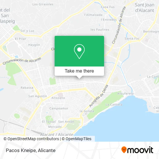 Pacos Kneipe map
