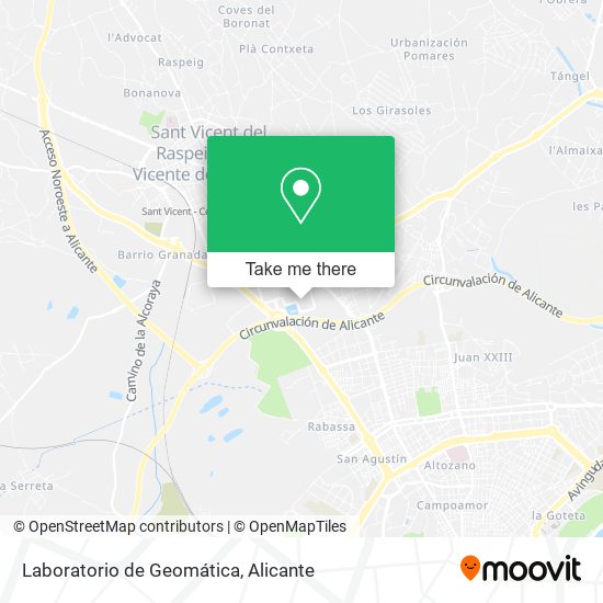 Laboratorio de Geomática map