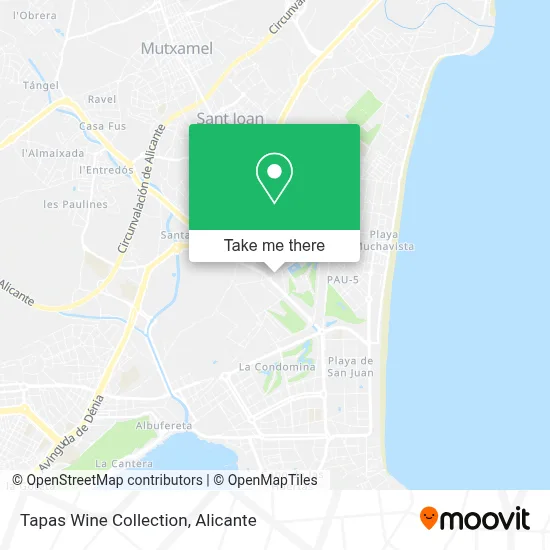 Tapas Wine Collection map