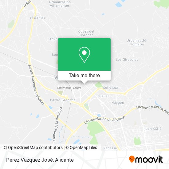 Perez Vazquez José map