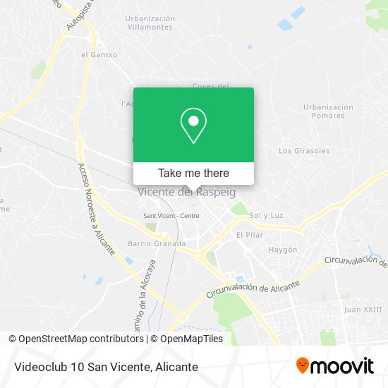 Videoclub 10 San Vicente map