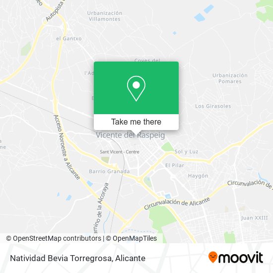 Natividad Bevia Torregrosa map