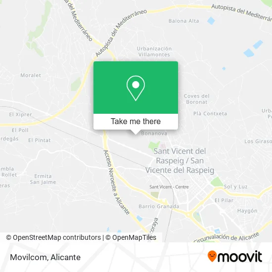 Movilcom map