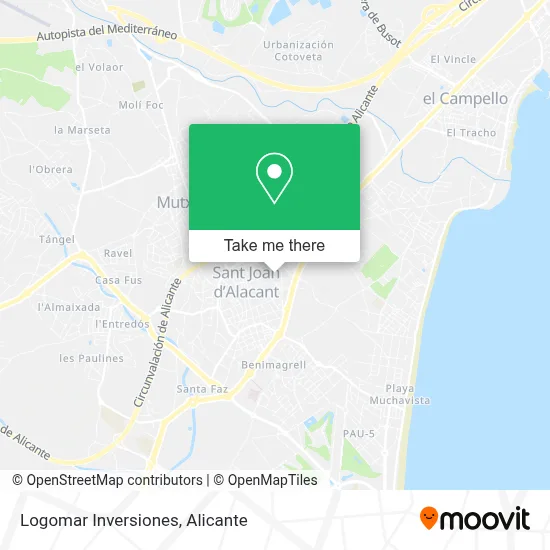 Logomar Inversiones map