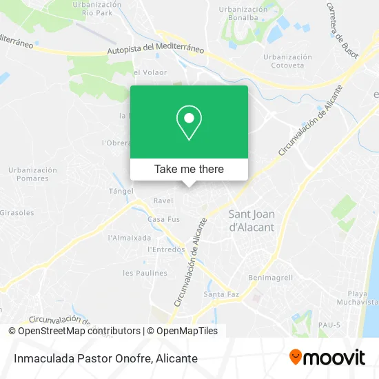 Inmaculada Pastor Onofre map