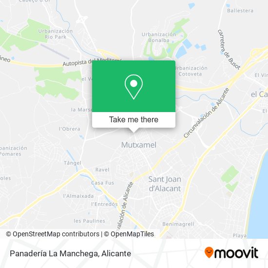 Panadería La Manchega map