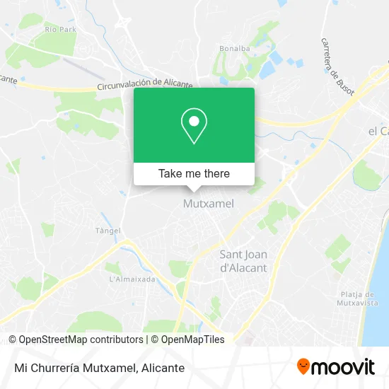 Mi Churrería Mutxamel map