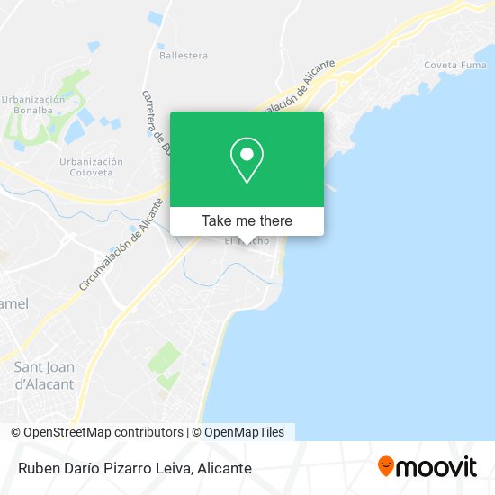 Ruben Darío Pizarro Leiva map