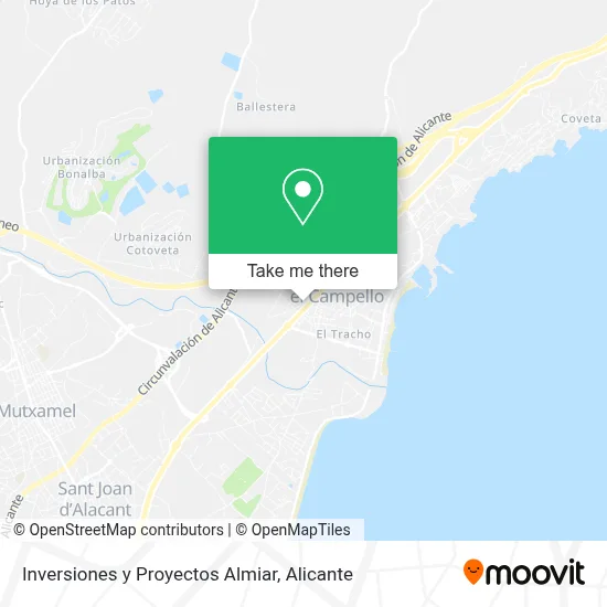 mapa Inversiones y Proyectos Almiar