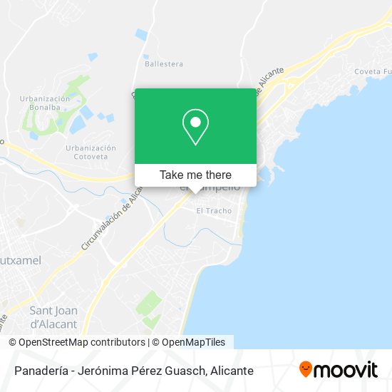 Panadería - Jerónima Pérez Guasch map