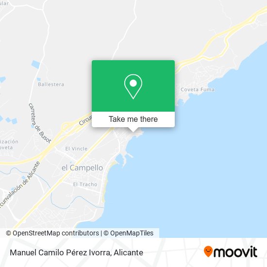 Manuel Camilo Pérez Ivorra map