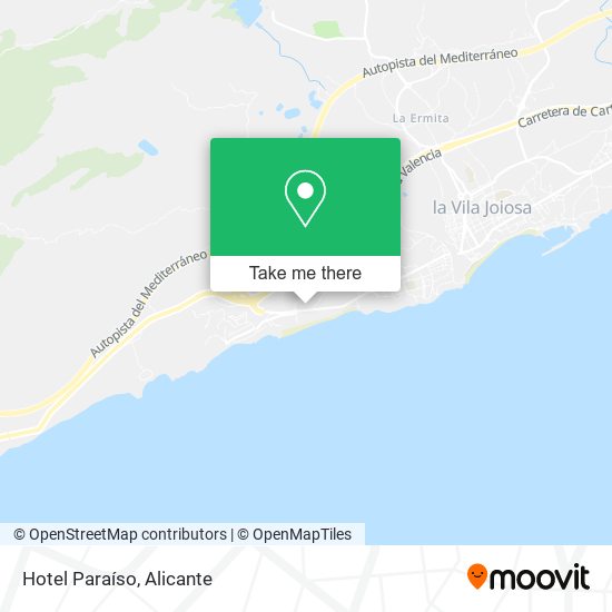 Hotel Paraíso map