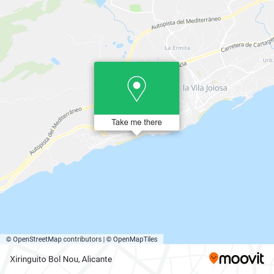 Xiringuito Bol Nou map