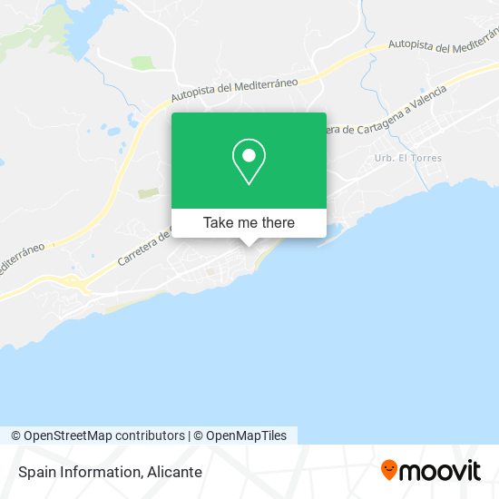 Spain Information map