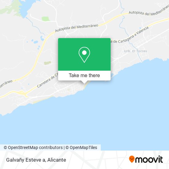 Galvañy Esteve a map