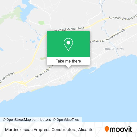 Martínez Isaac Empresa Constructora map