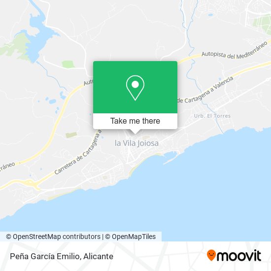 Peña García Emilio map