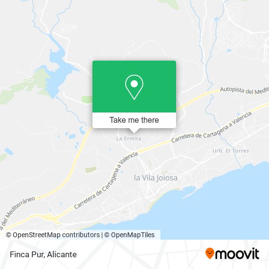 Finca Pur map