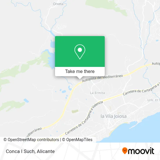 Conca I Such map