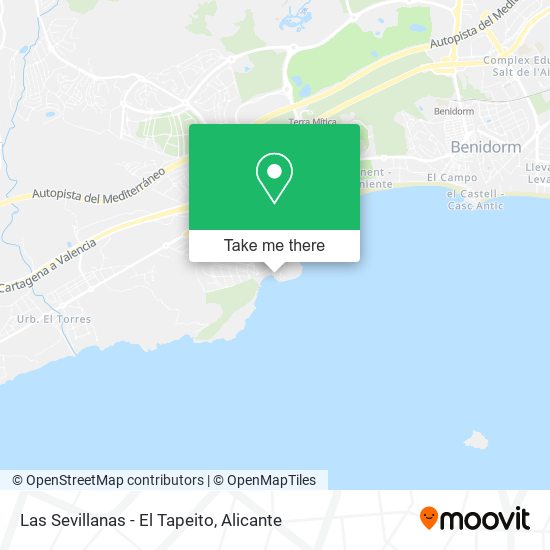 Las Sevillanas - El Tapeito map