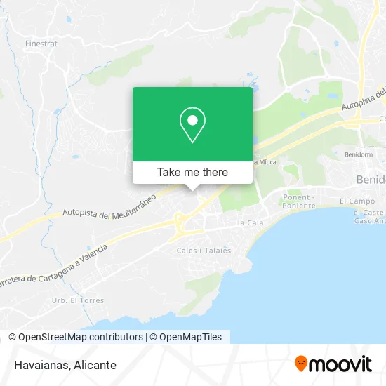 Havaianas map