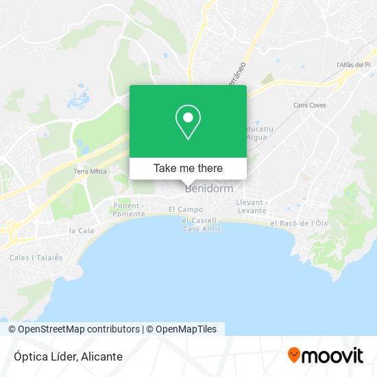 Óptica Líder map
