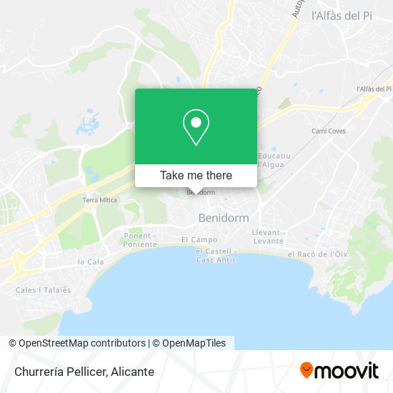 Churrería Pellicer map