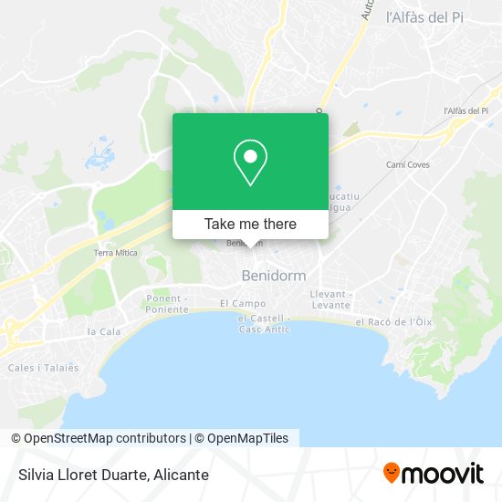 Silvia Lloret Duarte map